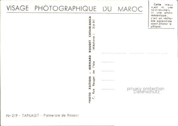 Maroc Marokko Tafilalet Palmeraie de Rissani – Bild 2