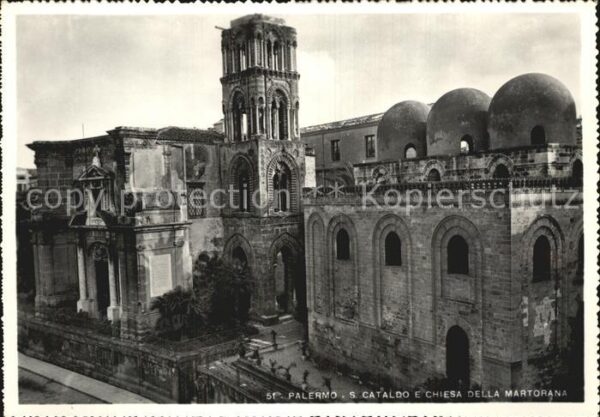 Palermo Sicilia Sankt Cataldus und Martoranakirche