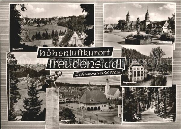 Freudenstadt Bärenschloss Teilansicht Marktplatz Eva
