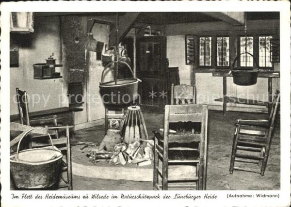 Wilsede Lueneburger Heide Im Flett des Heimatmuseums