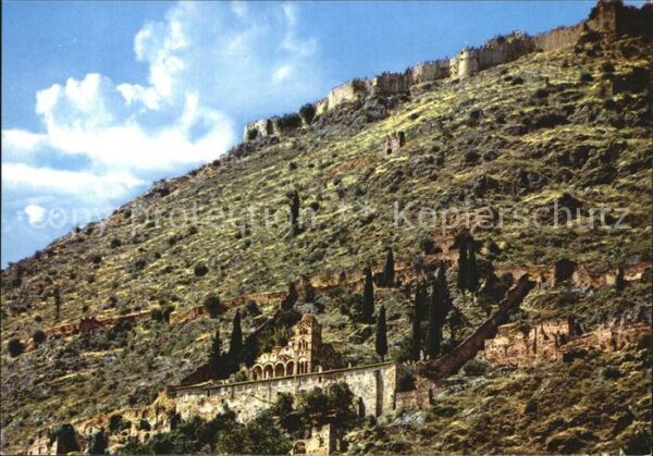 Mystras Die Pantanassa mit Festung