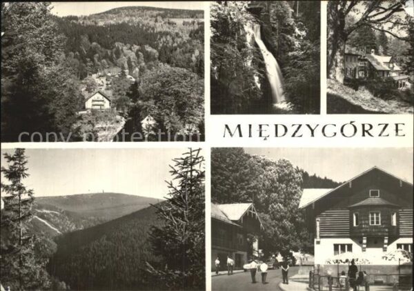 Miedzygorze Teilansicht Wasserfall
