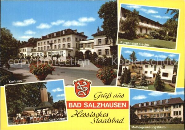 Bad Salzhausen Kurhaus Kurkonzert Müttergenesungsheim