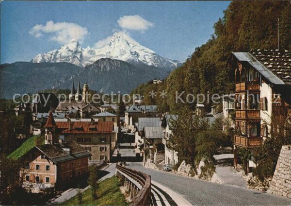 Berchtesgaden Blick zum Watzmann