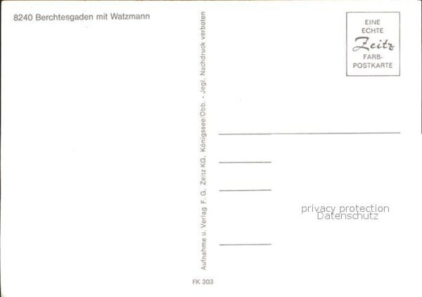 Berchtesgaden Blick zum Watzmann – Bild 2