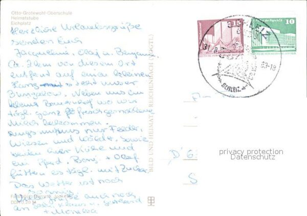 Auma-Weidatal Otto Grotewohl Oberschule Heimatstube E – Bild 2