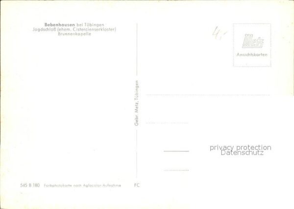 Bebenhausen Tuebingen Jagdschloss Brunnenkapelle – Bild 2
