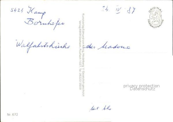 Bornhofen Kamp Wallfahrtskirche – Bild 2