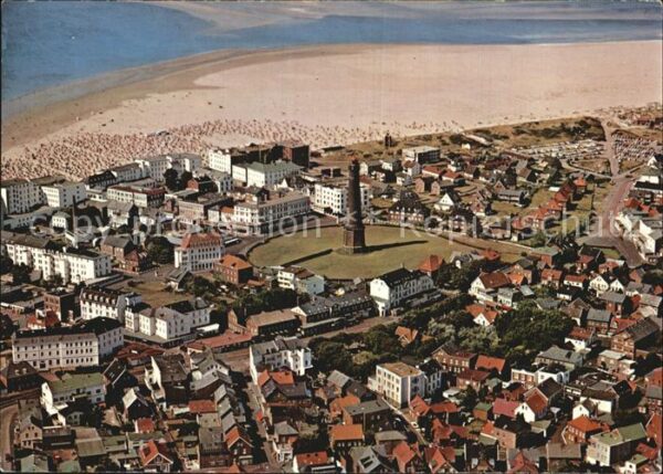 Borkum Fliegeraufnahme Leuchtturm