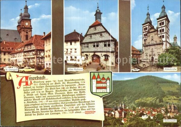 Amorbach Miltenberg Sankt Gangolf Altes Rathaus Abteikirche