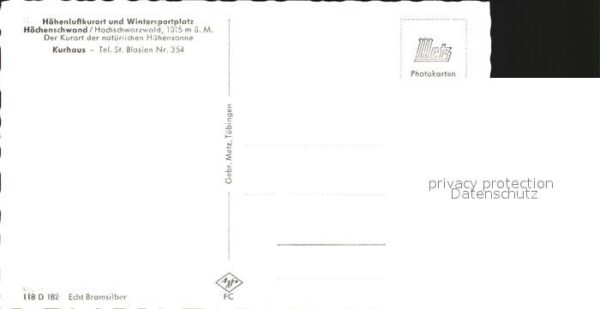 Hoechenschwand Panorama Kurhaus – Bild 2