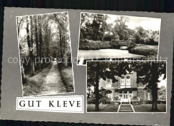 Kleve Itzehoe Gut Kleve Waldweg Brücke