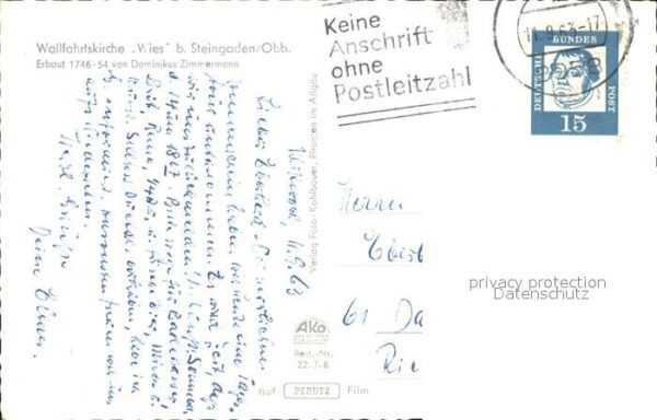 Steingaden Oberbayern Wieskirche Inneres Orgelempore Hieronym – Bild 2