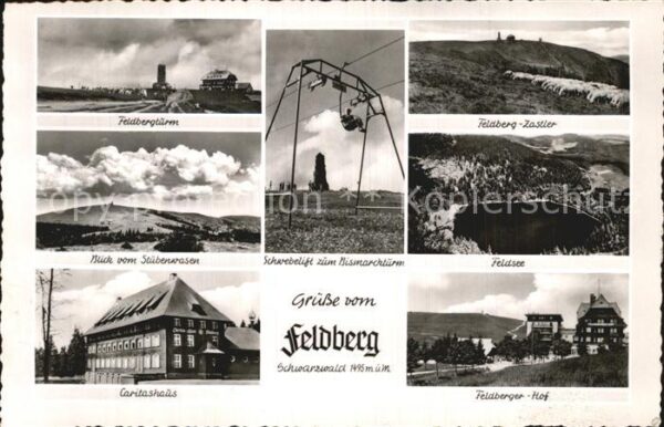 Feldberg Schwarzwald Feldbergturm Schwebelift Zastler Feldse