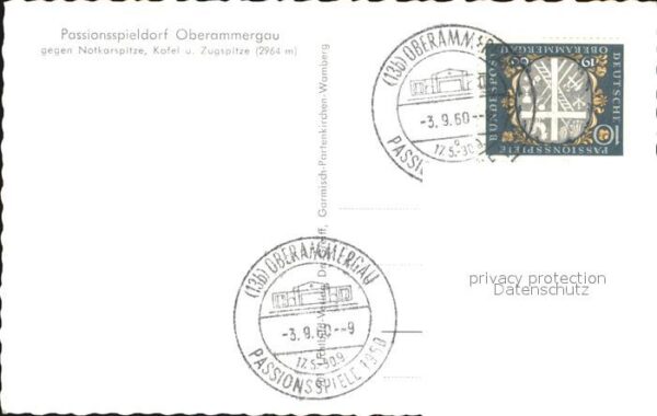 Oberammergau mit Notkarspitze Kofel und Zugspitze – Bild 2