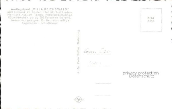 Labbeck Ausflugslokal Villa Reichwald – Bild 2