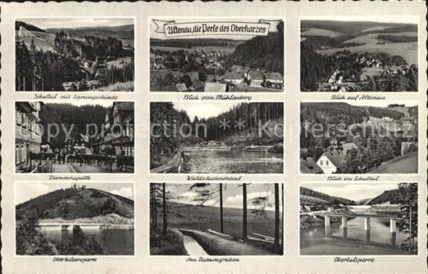 Altenau Harz Schultal Sprungschanze Mühlenbergblick