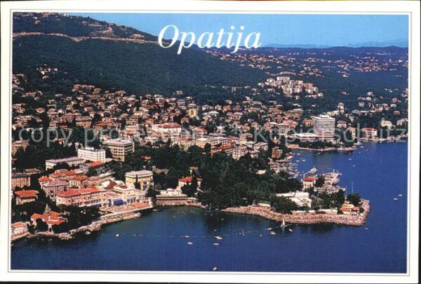 Opatija Abbazia Fliegeraufnahme