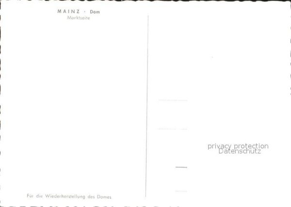 Mainz Rhein Dom Marktseite – Bild 2