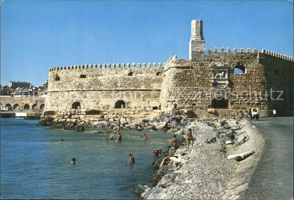 Heraklion Iraklio Henetische Burg Kules im Hafen