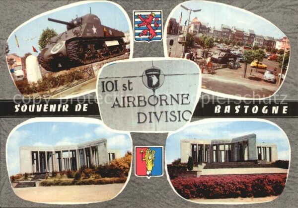 Bastogne Liege Panzer  Stadtblick Kriegs Museum
