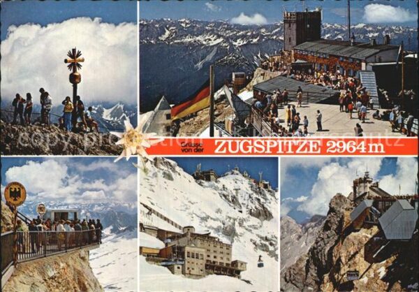 Zugspitze Ostgipfelkreuz Münchner Haus Grenzüberg