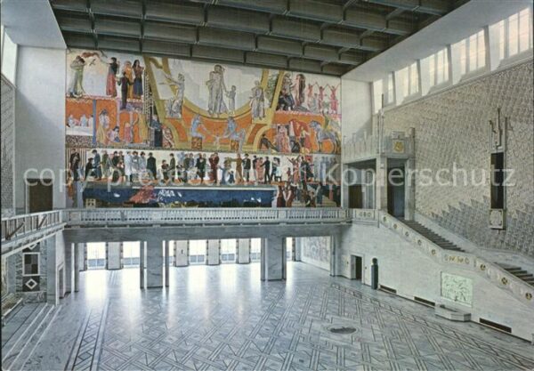 Oslo Norwegen Radhuset Sentralhallen