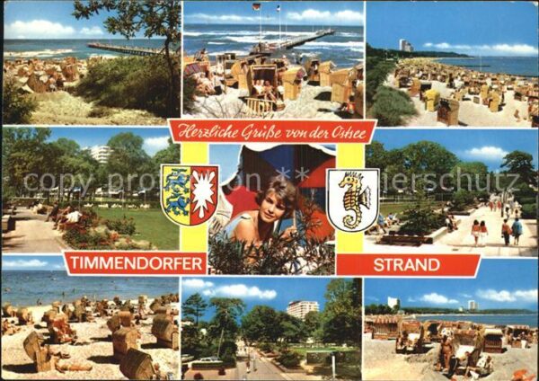 Timmendorfer Strand Seebrücke Strandpartien Promenade