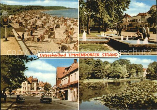Timmendorfer Strand Brunnen Dorfmotive Strandpartie