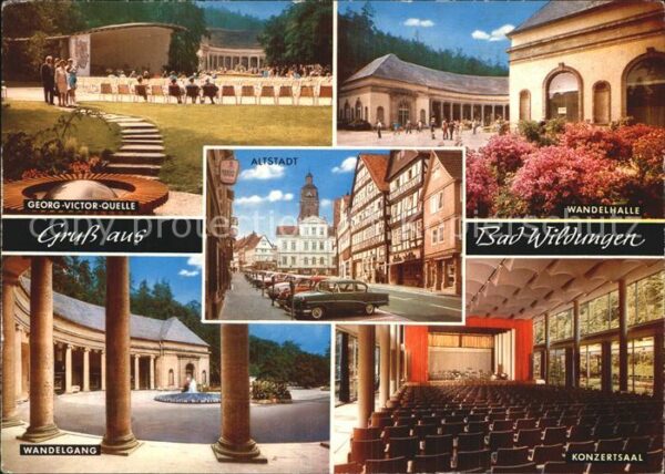 Bad Wildungen Georg Victor Quelle Wandelhalle Altstad