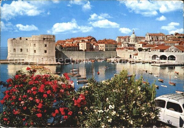 Dubrovnik Ragusa Hafenpartie Festung