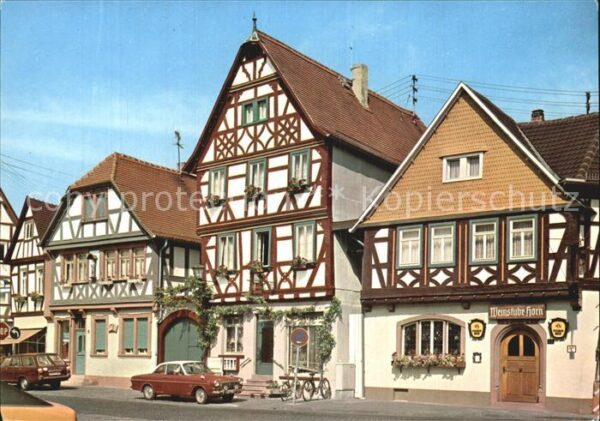 Seligenstadt Hessen Marktplatz Fachwerkhäuser