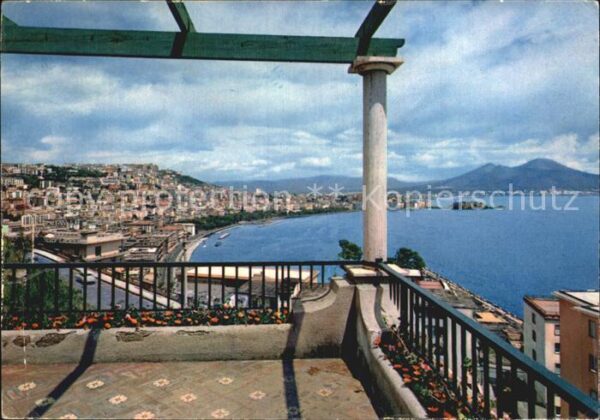 Napoli Neapel Panorama da Via Orazio