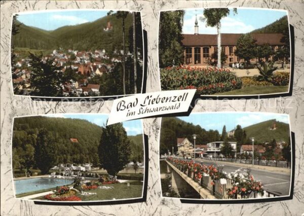 Bad Liebenzell Stadtblick Kurhaus Schwimmbad Strassenp
