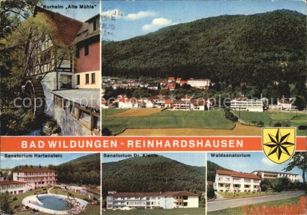 Reinhardshausen Kurheim Alte Mühle Teilansicht Sanatori