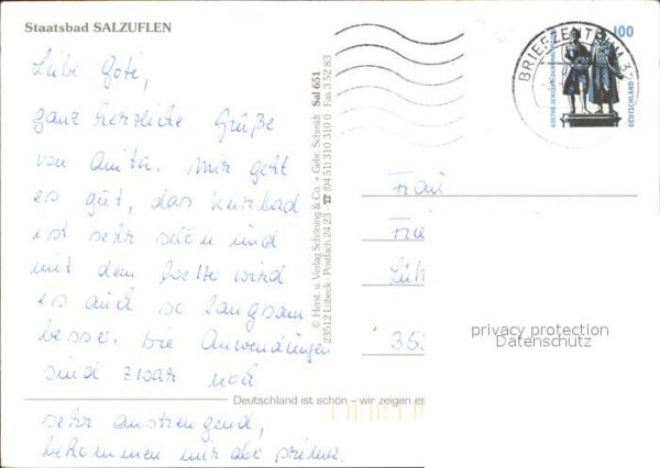 Bad Salzuflen Lange Str Kurpark Hist Katzenturm Leopo – Bild 2