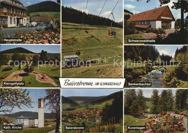 Baiersbronn Schwarzwald Hauptstr Schwarzwaldhalle Kleingolfplat
