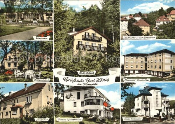Bad Koenig Odenwald Kurgarten Haus Waldeck Kurviertel Balko