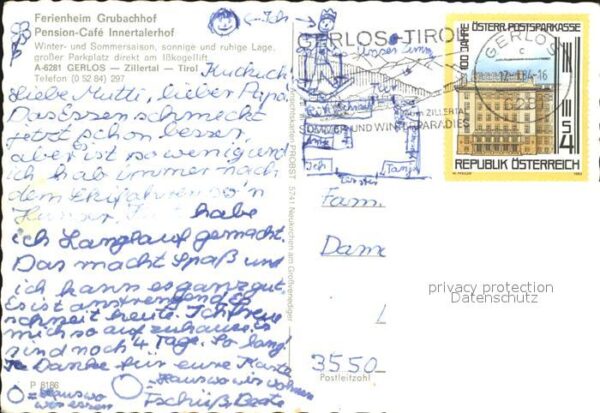 Gerlos Ferienheim Grubachhof Pension Cafe Innt – Bild 2