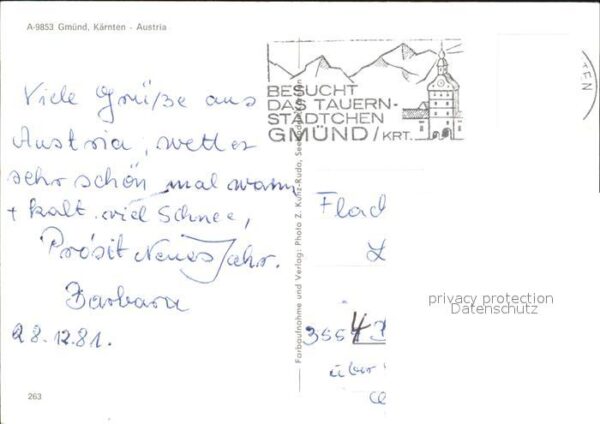 Gmuend Kaernten Dorfgassen Kirche Inneres Stadttor – Bild 2