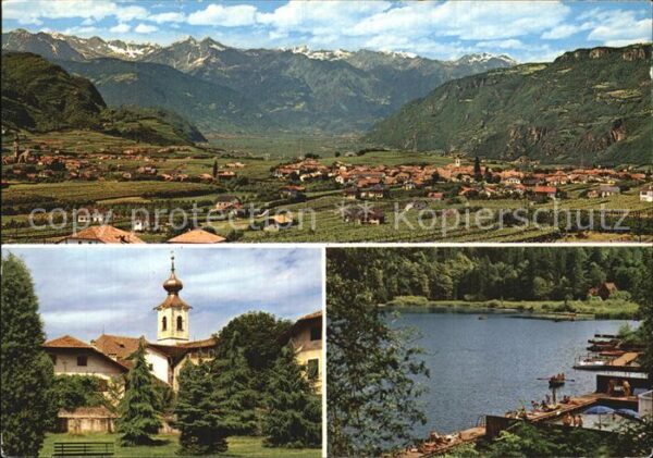 Girlan Panorama Kirche Seepartie