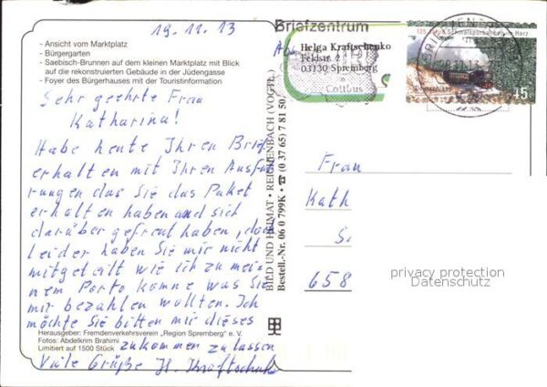 Spremberg-Neusalza Bürgerhaus Marktplatz Bürgergarten Saeb – Bild 2