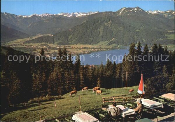 Rottach-Egern Blick von der Neureuth
