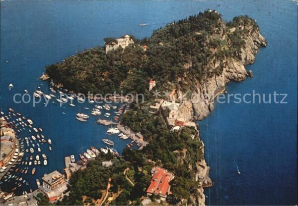 Portofino Liguria Fliegeraufnahme