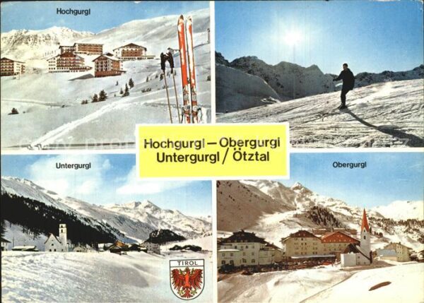 Obergurgl Soelden Tirol mit Hochgurgl und Untergurgl
