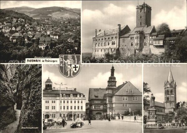 Eisenach Thueringen Panorama Wartburg Drachenschlucht Ratha