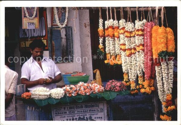 Indien Flower Seller