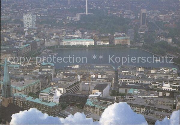Hamburg Innenstadt mit Binnenalster