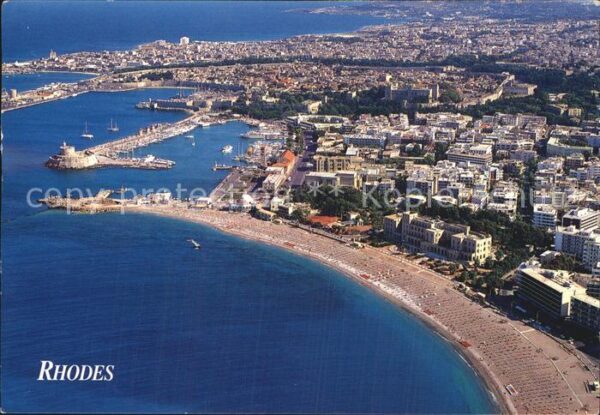 Rhodes Rhodos Greece Fliegeraufnahme