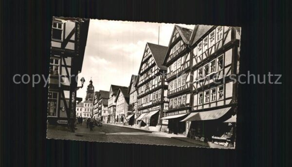 Bad Wildungen Brunnenstrasse Fachwerkhäuser